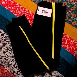 Zyia Black Neon Tape Lic Hi-Rose 7/8 24” size 8-10